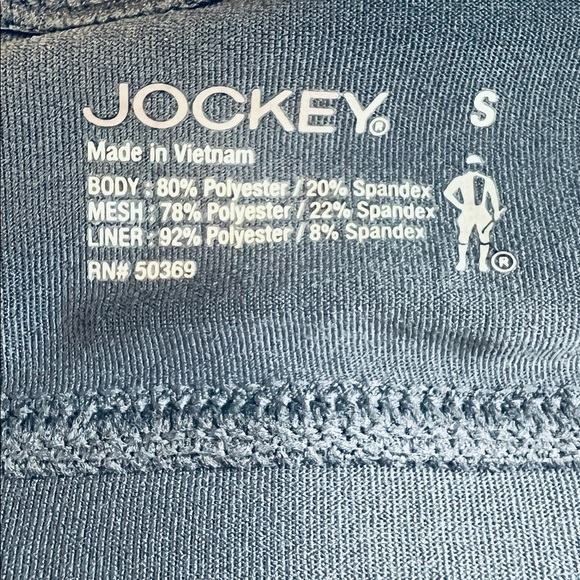 Jockey Women's High Impact Active Zip Front Sports Bra Mesh Back Blue Size S - Picture 9 of 9